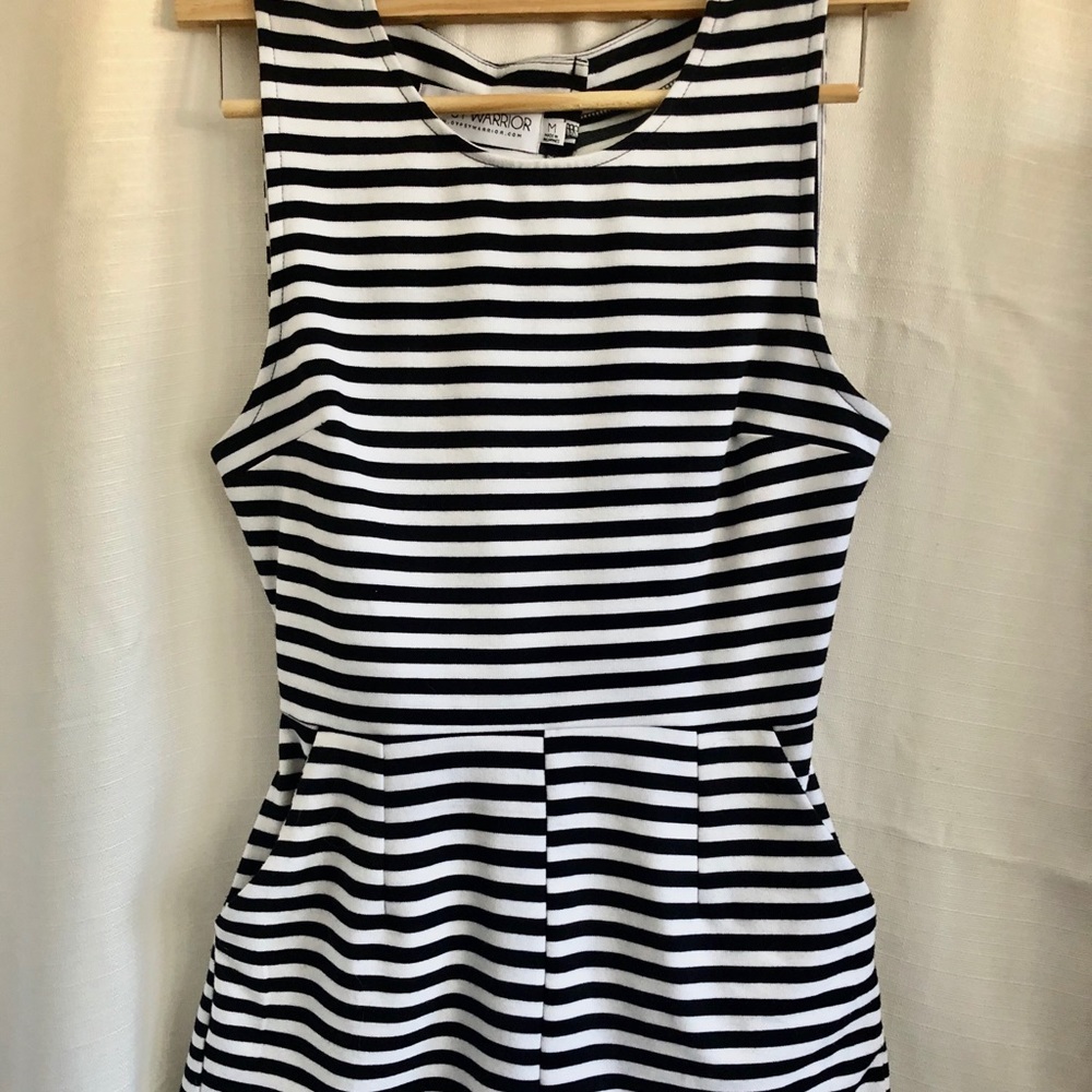 Striped Gypsy Warrior Romper